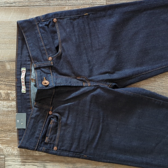 J BRAND "Lovestory" Low-Rise Bell Bottom jeans #722C032 dark denim 28x36L NWT - Picture 7 of 14
